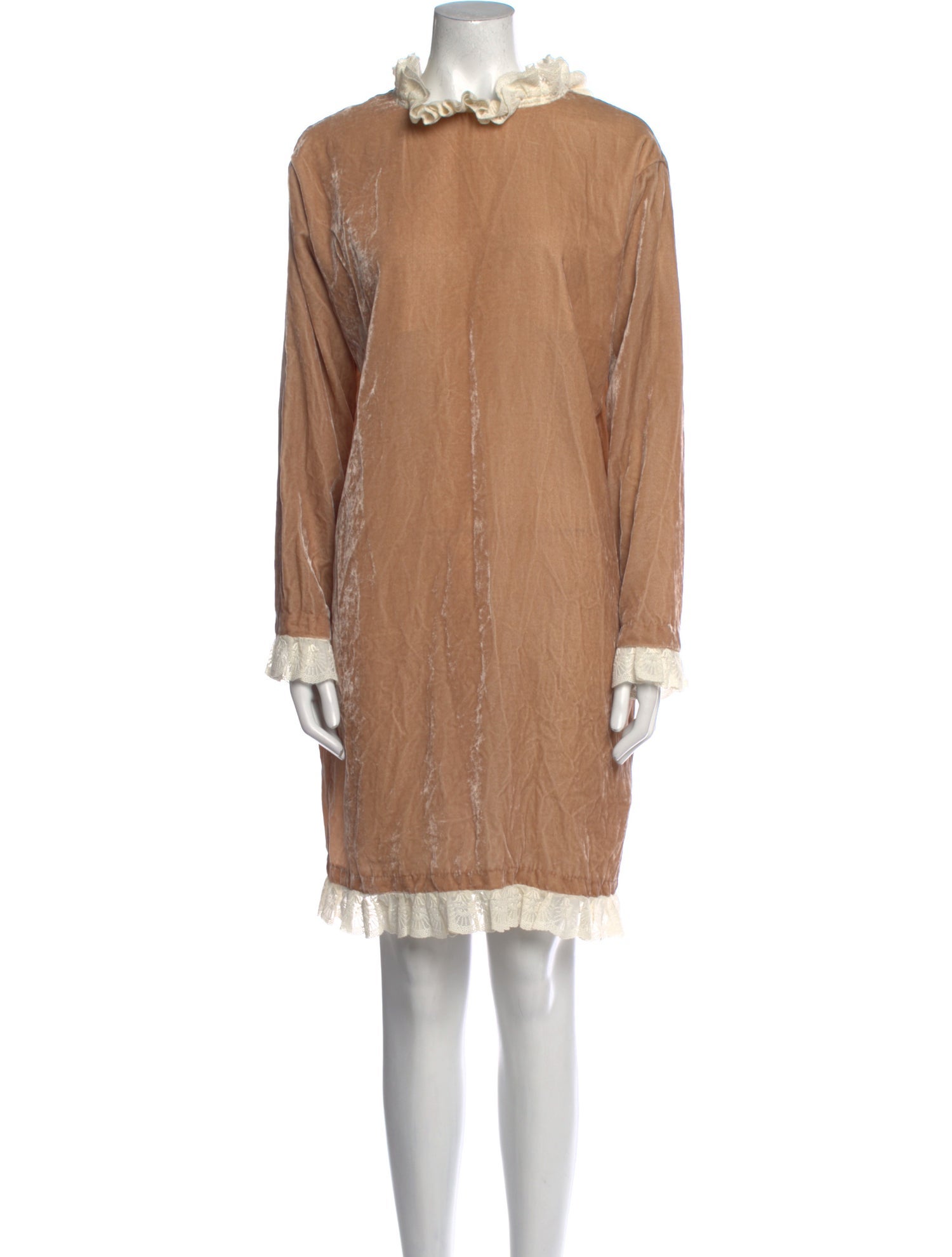 Blugirl Blumarine Mock Neck Mini Dress