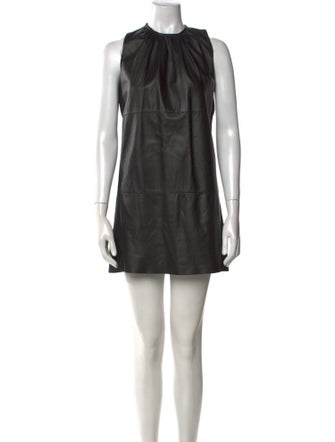 Blugirl Blumarine Leather Mini Dress