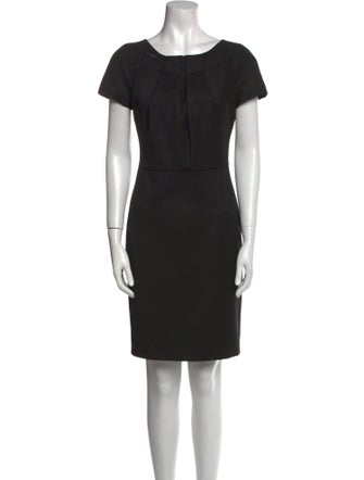 Blugirl Blumarine Bateau Neckline Long Dress