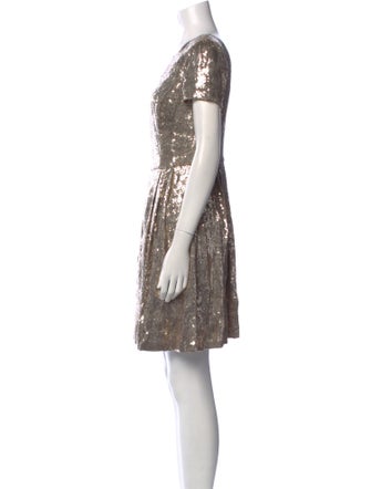 Blugirl Blumarine Bateau Neckline Mini Dress