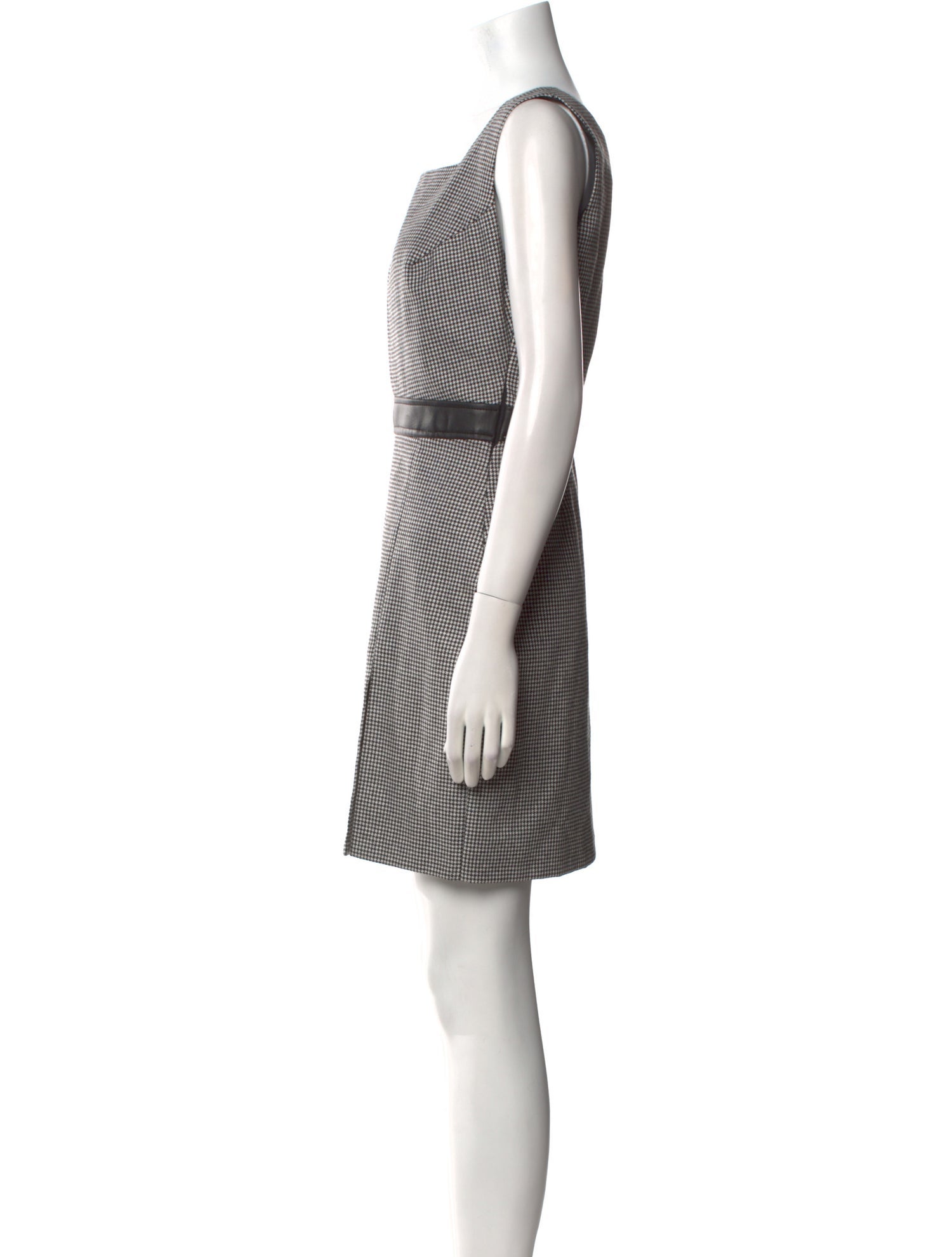 Blugirl Blumarine Plaid Print Mini Dress