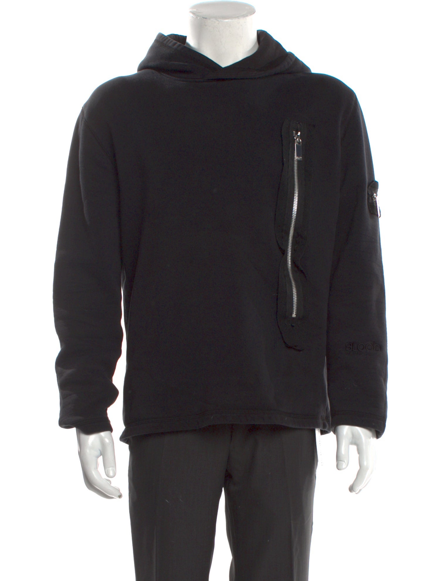 Blood Brother Mock Neck Long Sleeve Hoodie