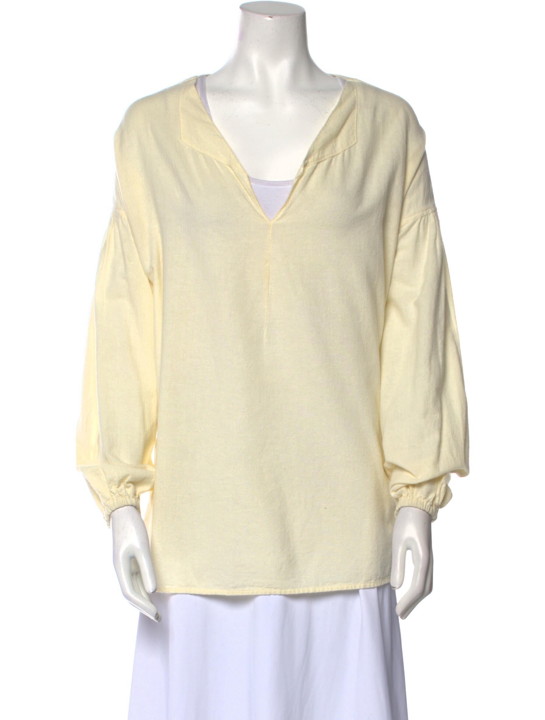Bliss and Mischief V-Neck Long Sleeve Blouse