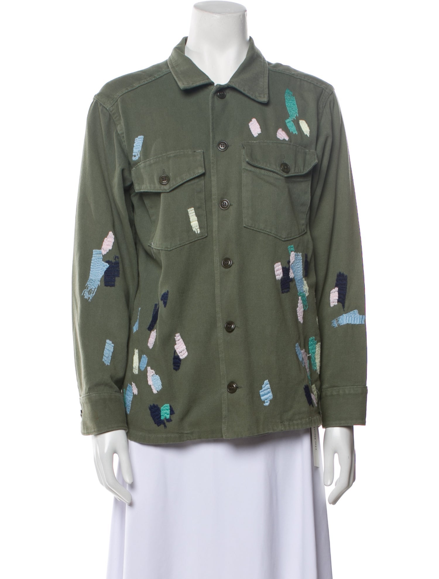 Bliss and Mischief Printed Utility Jacket