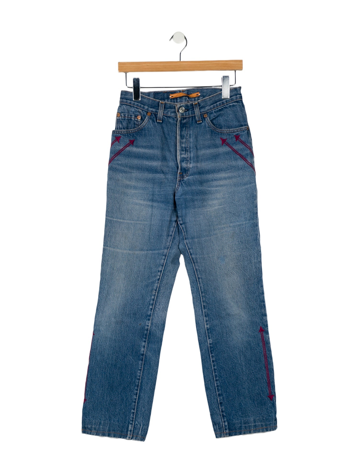 Bliss and Mischief Mid-Rise Straight Leg Jeans