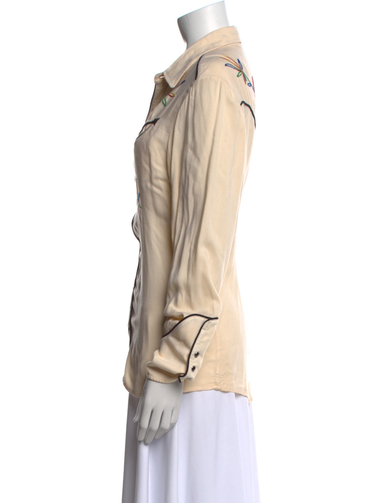 Bliss and Mischief Long Sleeve Button-Up Top