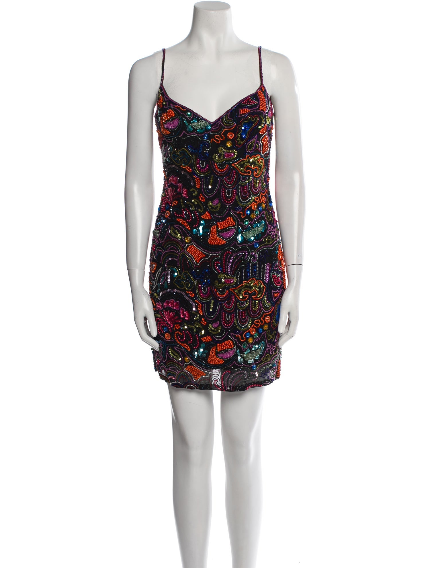 Black Tie Oleg Cassini Vintage Mini Dress