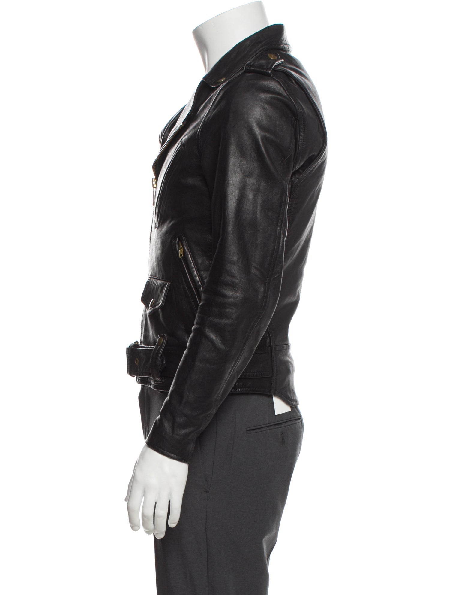 Blackmeans Sid Vicious Double Rider Calf Leather Moto Jacket