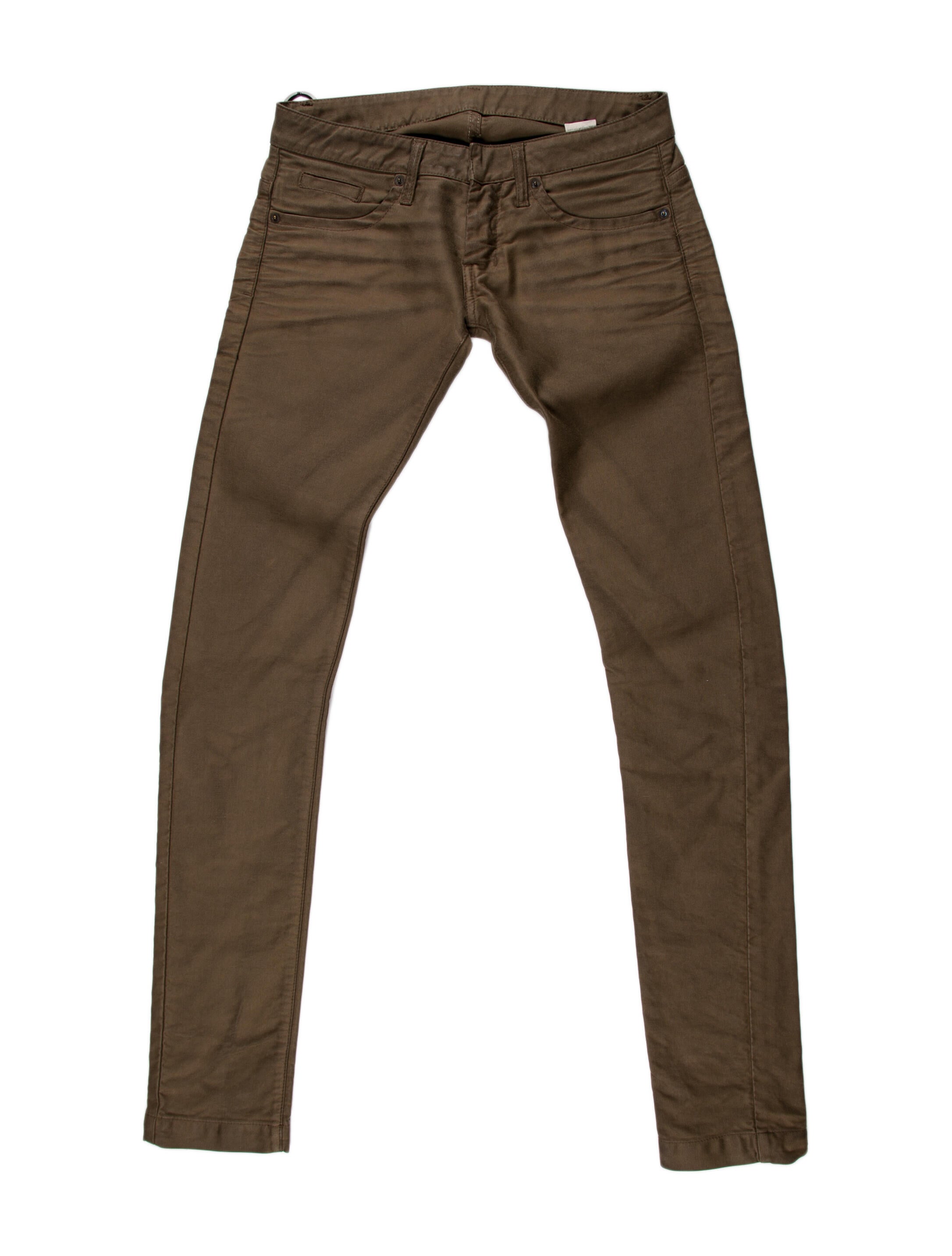 Black Ring Low-Rise Skinny Leg Jeans