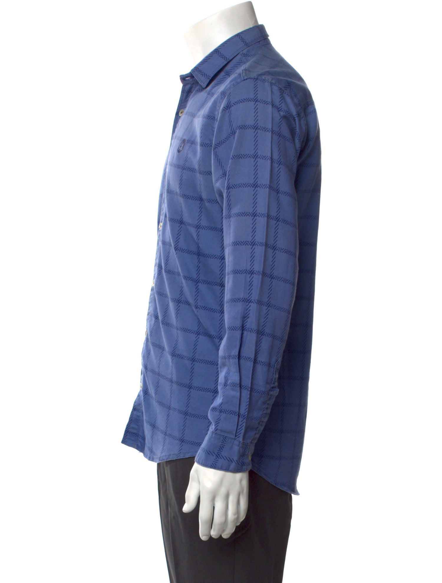 Billionaire Plaid Print Long Sleeve Shirt