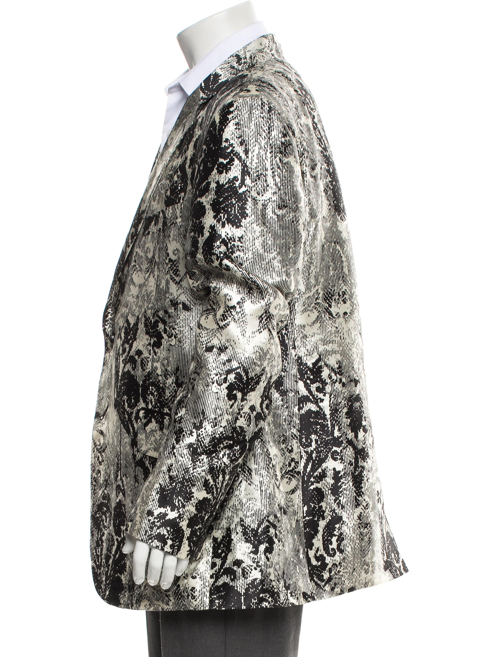 Billionaire Silk Striped Blazer