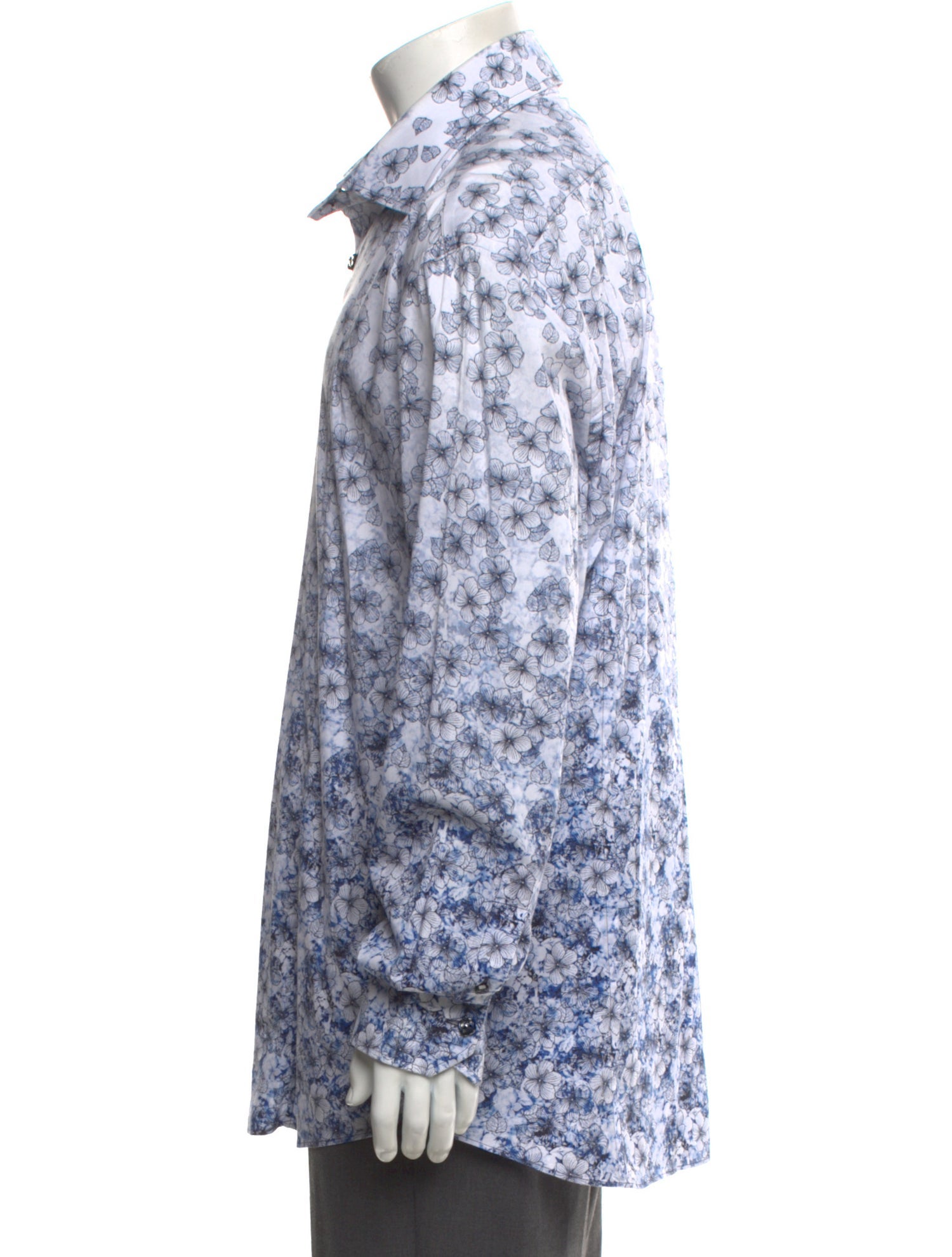 Billionaire Floral Print Long Sleeve Shirt