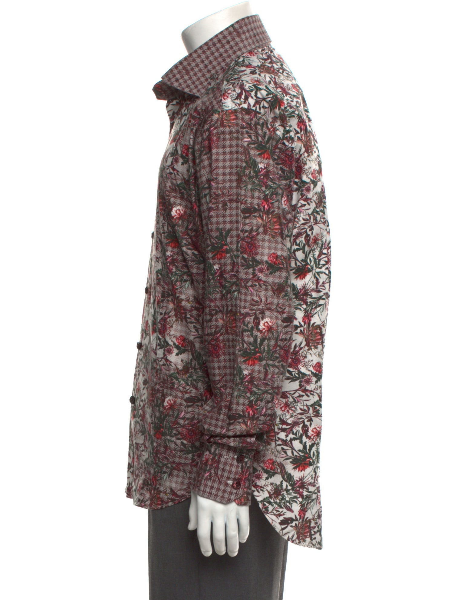 Billionaire Floral Print Long Sleeve Shirt