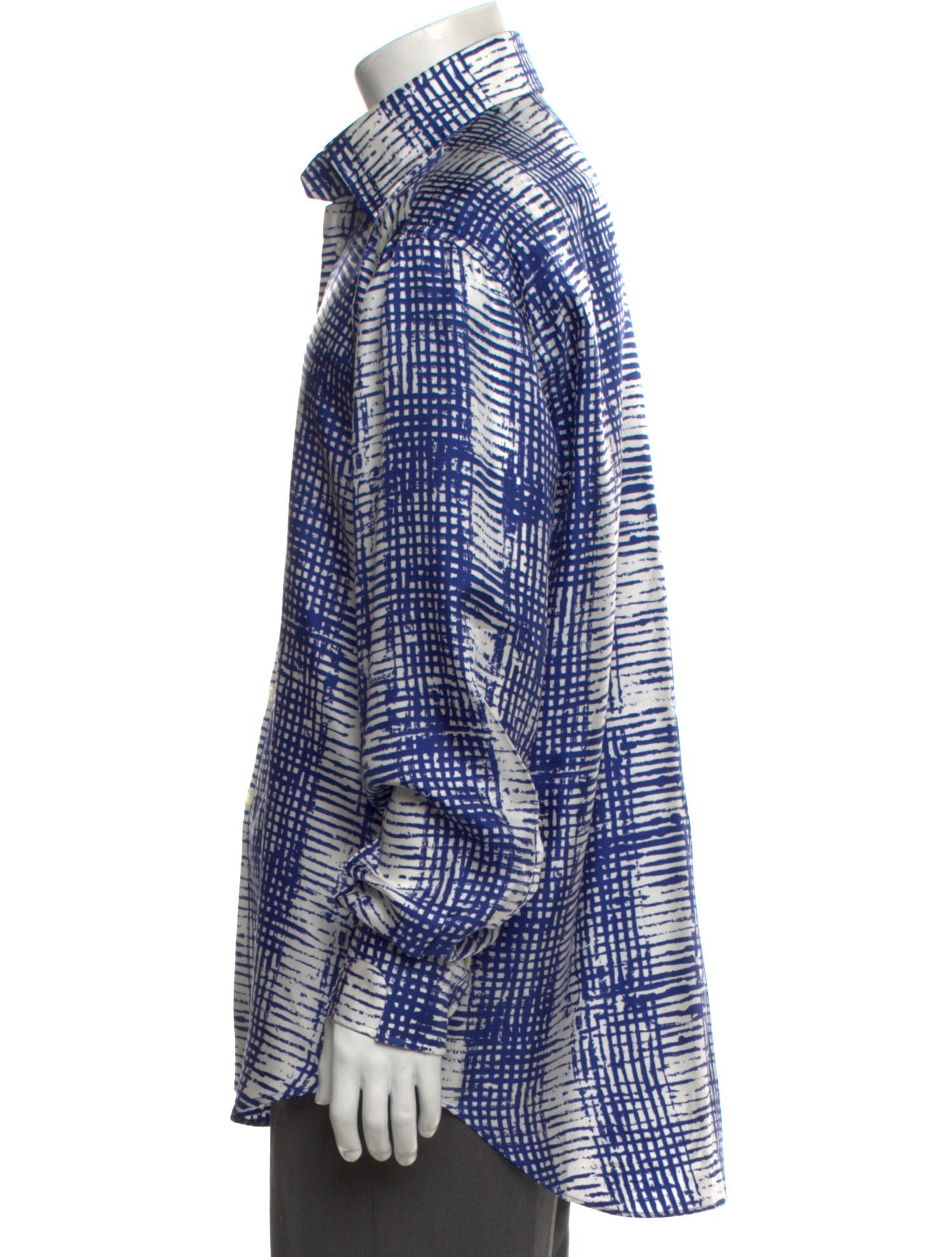 Billionaire Plaid Print Long Sleeve Shirt