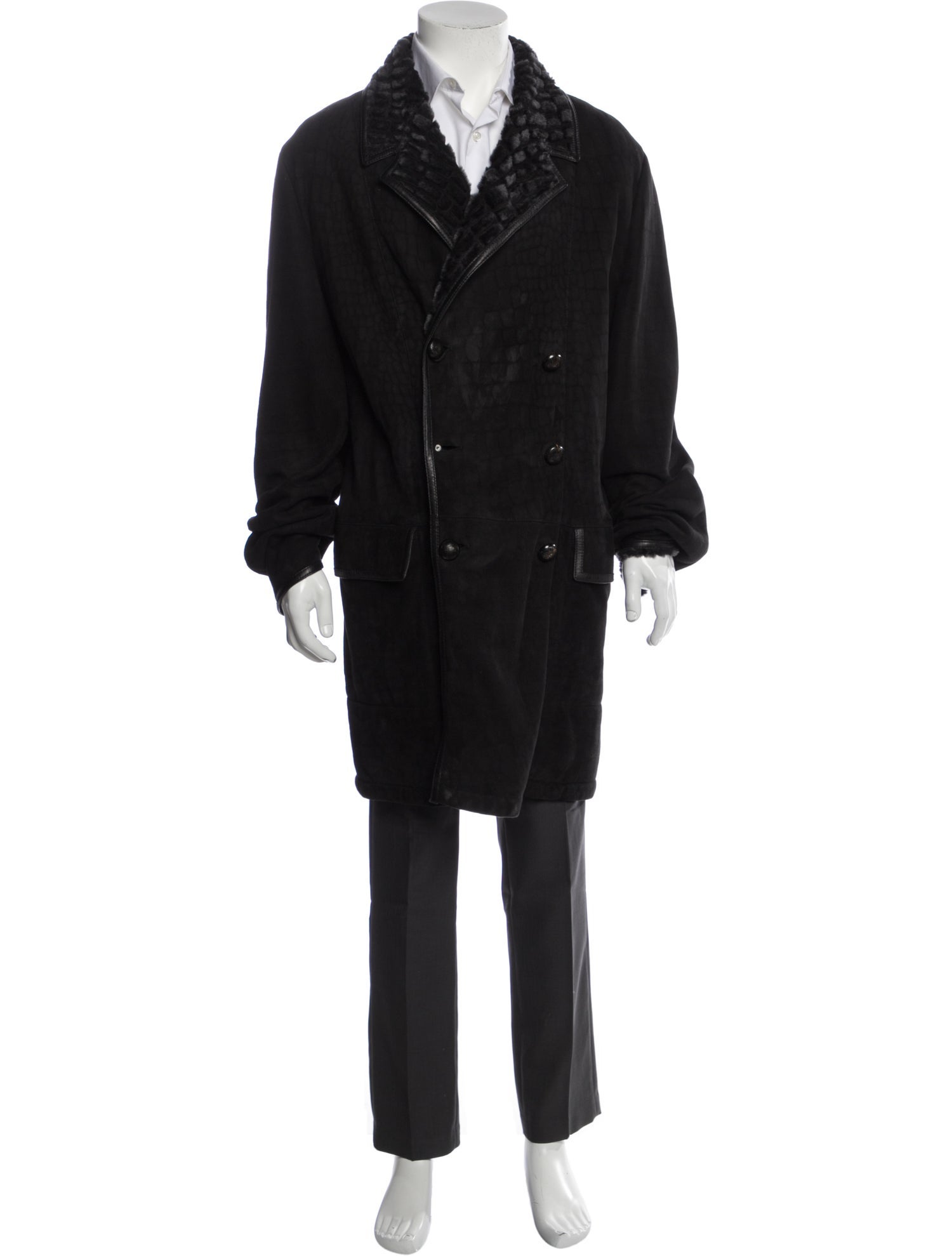 Billionaire Lamb Leather Parka