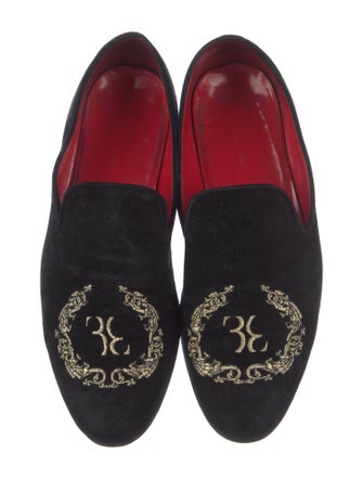 Billionaire Velvet Patterned Loafers