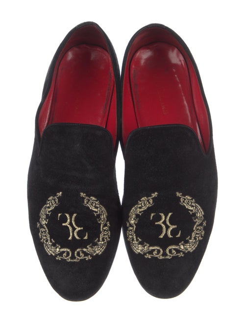Billionaire Velvet Patterned Loafers