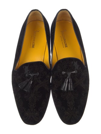 Billionaire Velvet Tassel Accents Loafers