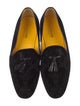 Billionaire Velvet Tassel Accents Loafers