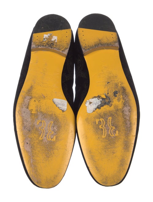 Billionaire Velvet Tassel Accents Loafers