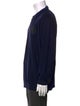 Billionaire Wool Mock Neck Polo Sweater