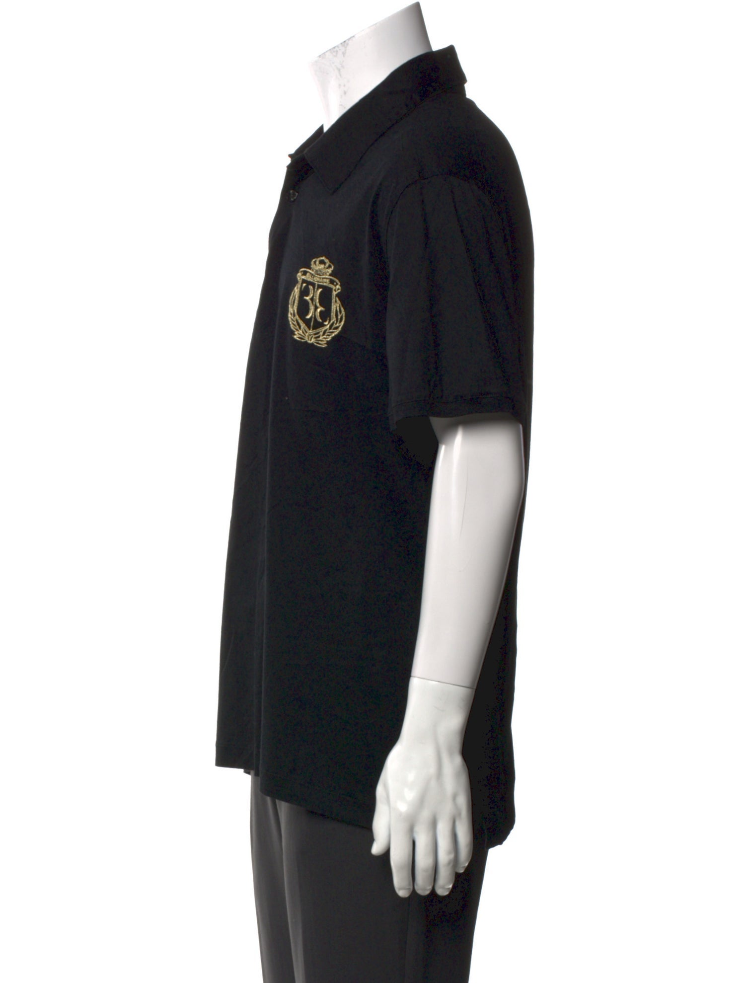 Billionaire Collar Short Sleeve Polo Shirt