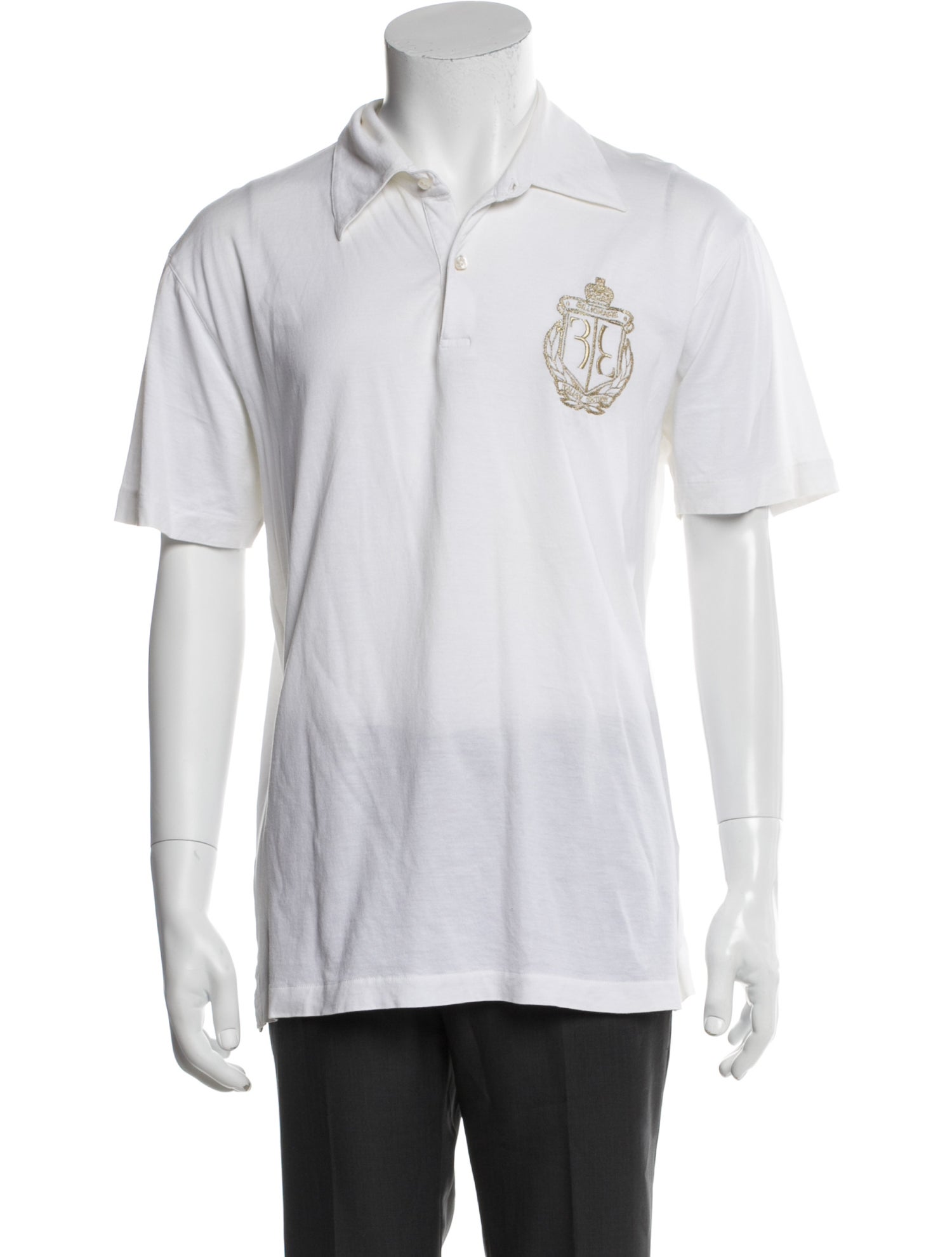 Billionaire Collar Short Sleeve Polo Shirt