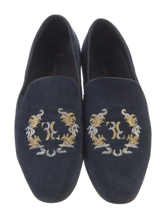 Billionaire Suede Patterned Loafers