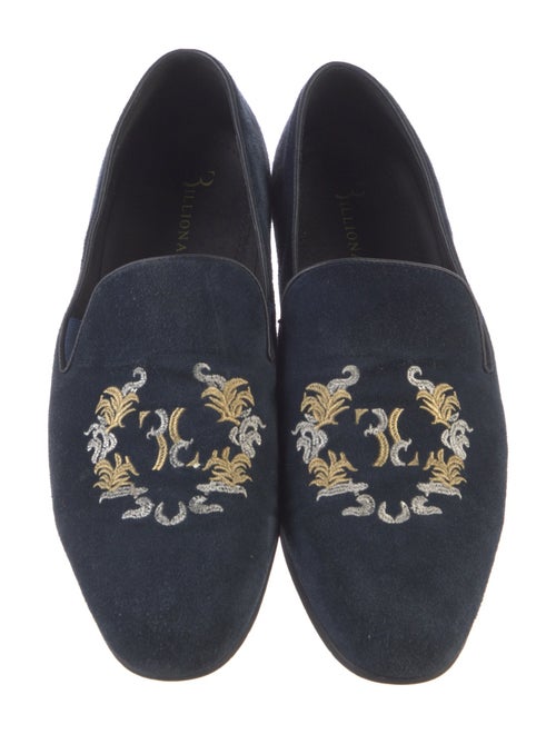 Billionaire Suede Patterned Loafers
