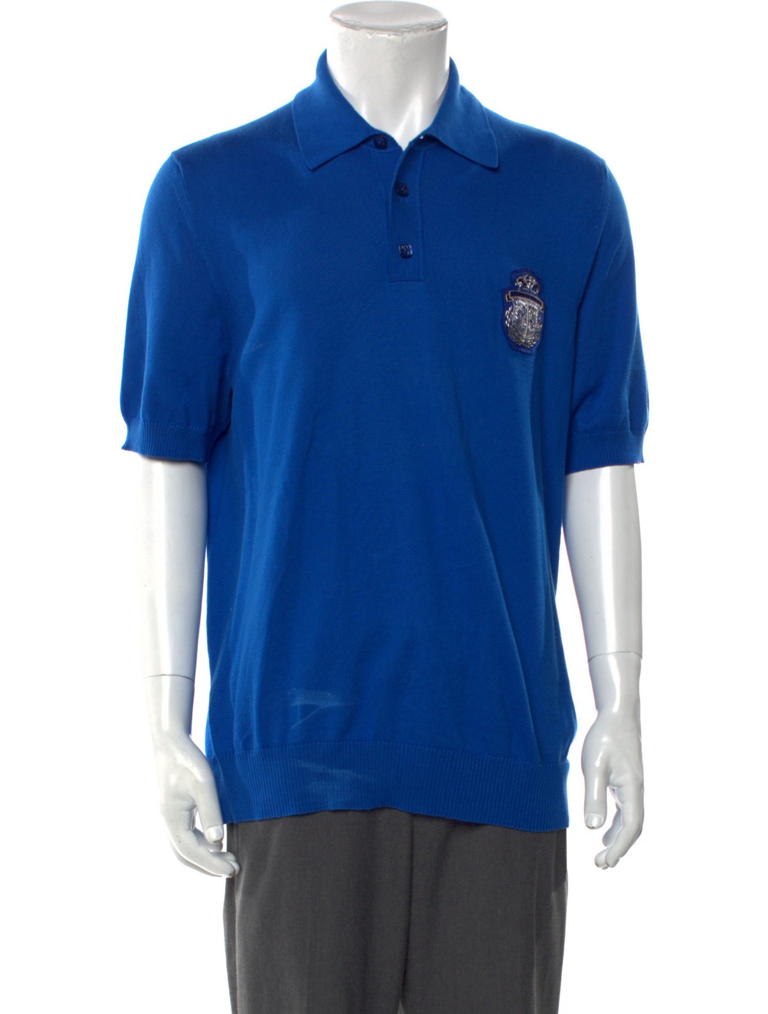 Billionaire Collar Three-Quarter Sleeve Polo Sweater