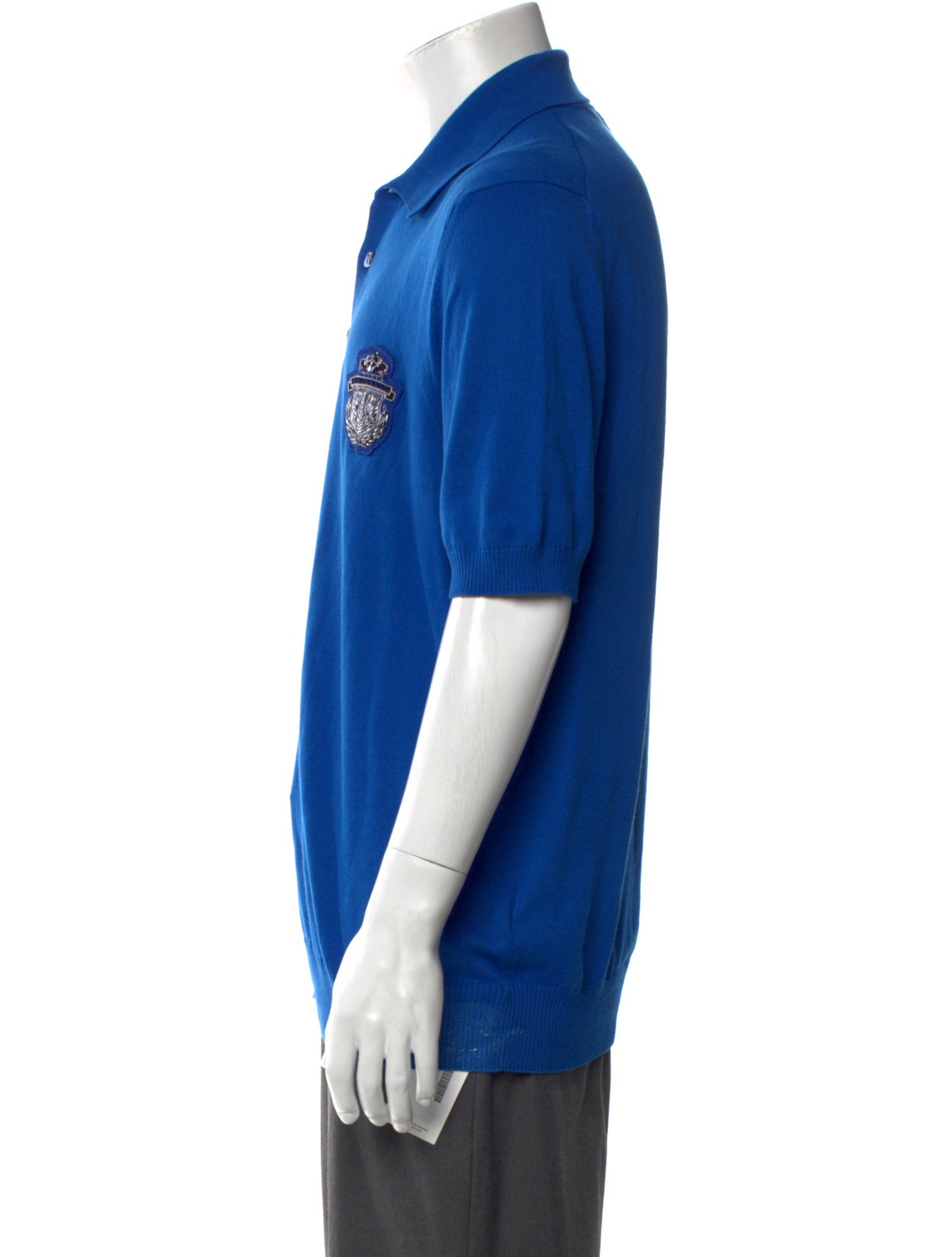 Billionaire Collar Three-Quarter Sleeve Polo Sweater