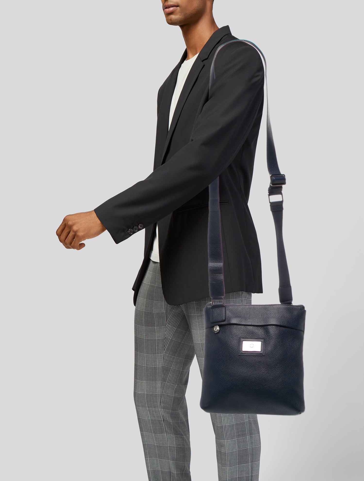 Billionaire Leather Messenger Bag