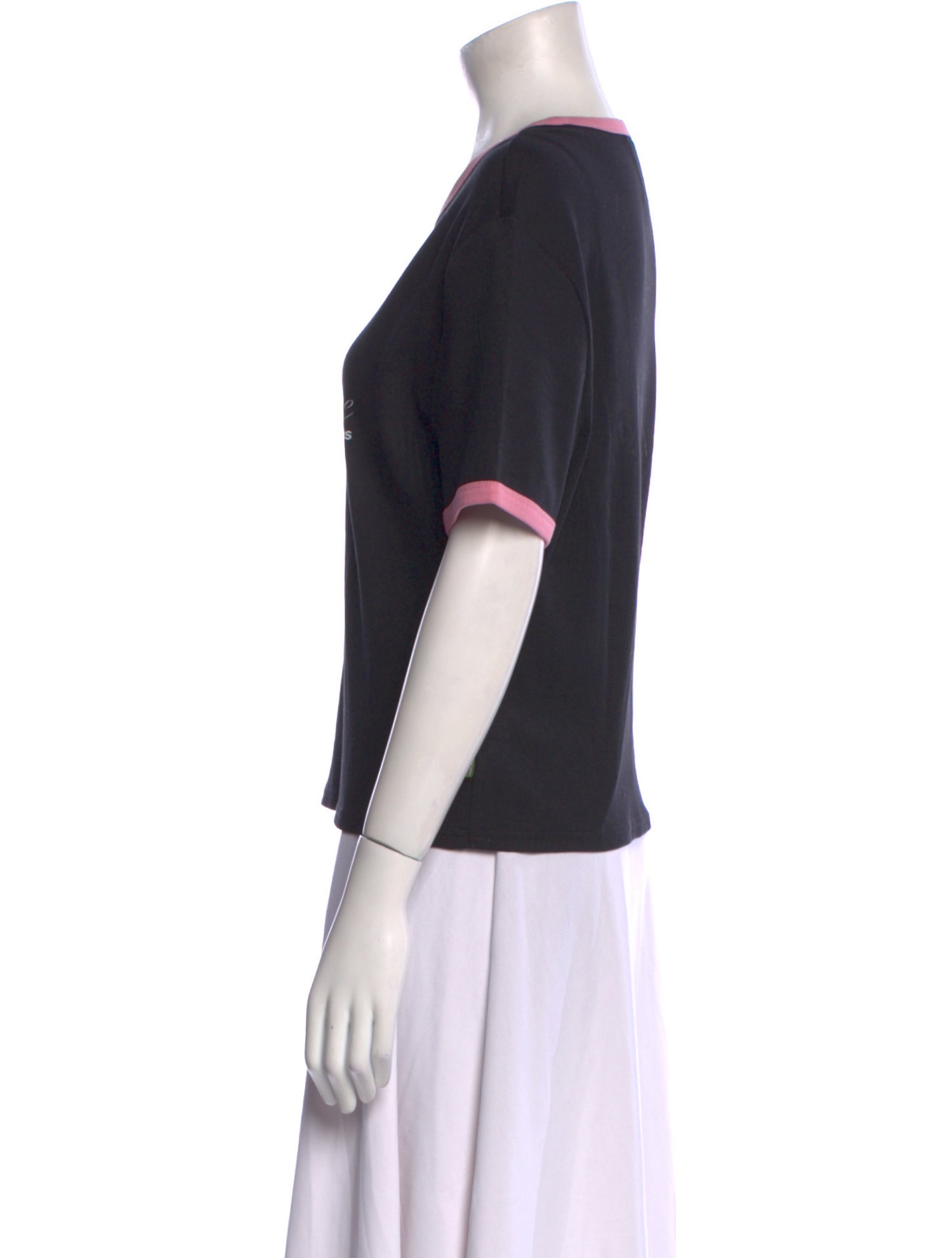 Blumarine by Marc Jacobs Graphic Print Crew Neck T-Shirt