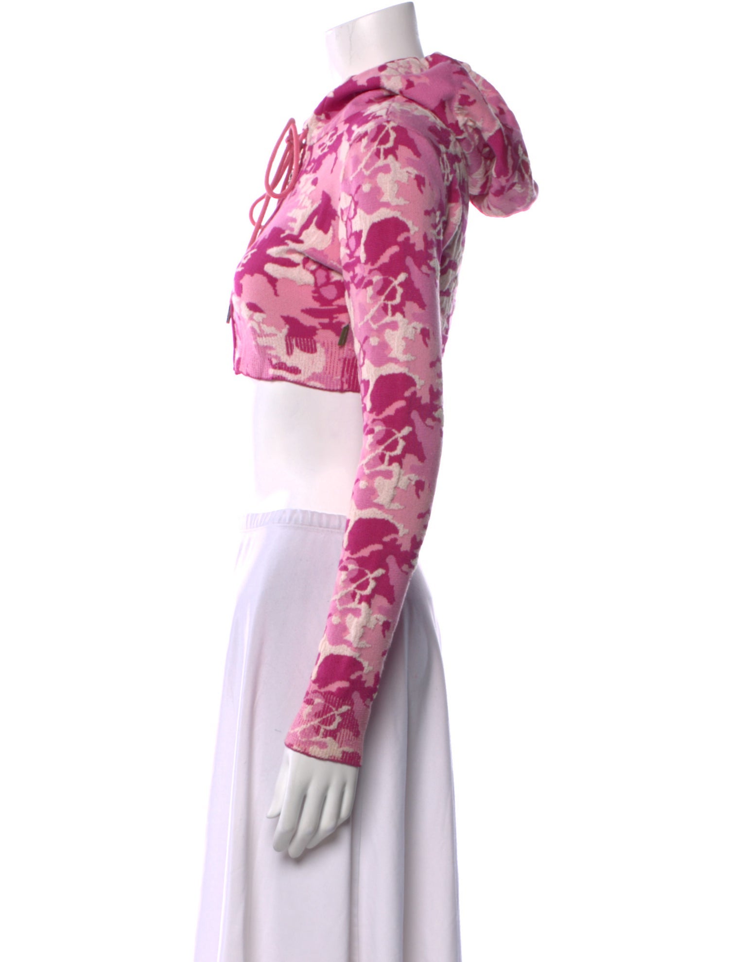 Blumarine by Marc Jacobs Floral Print Crew Neck Sweater