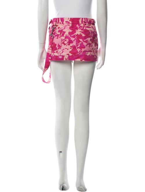 Blumarine by Marc Jacobs Camouflage Print Mini Skirt