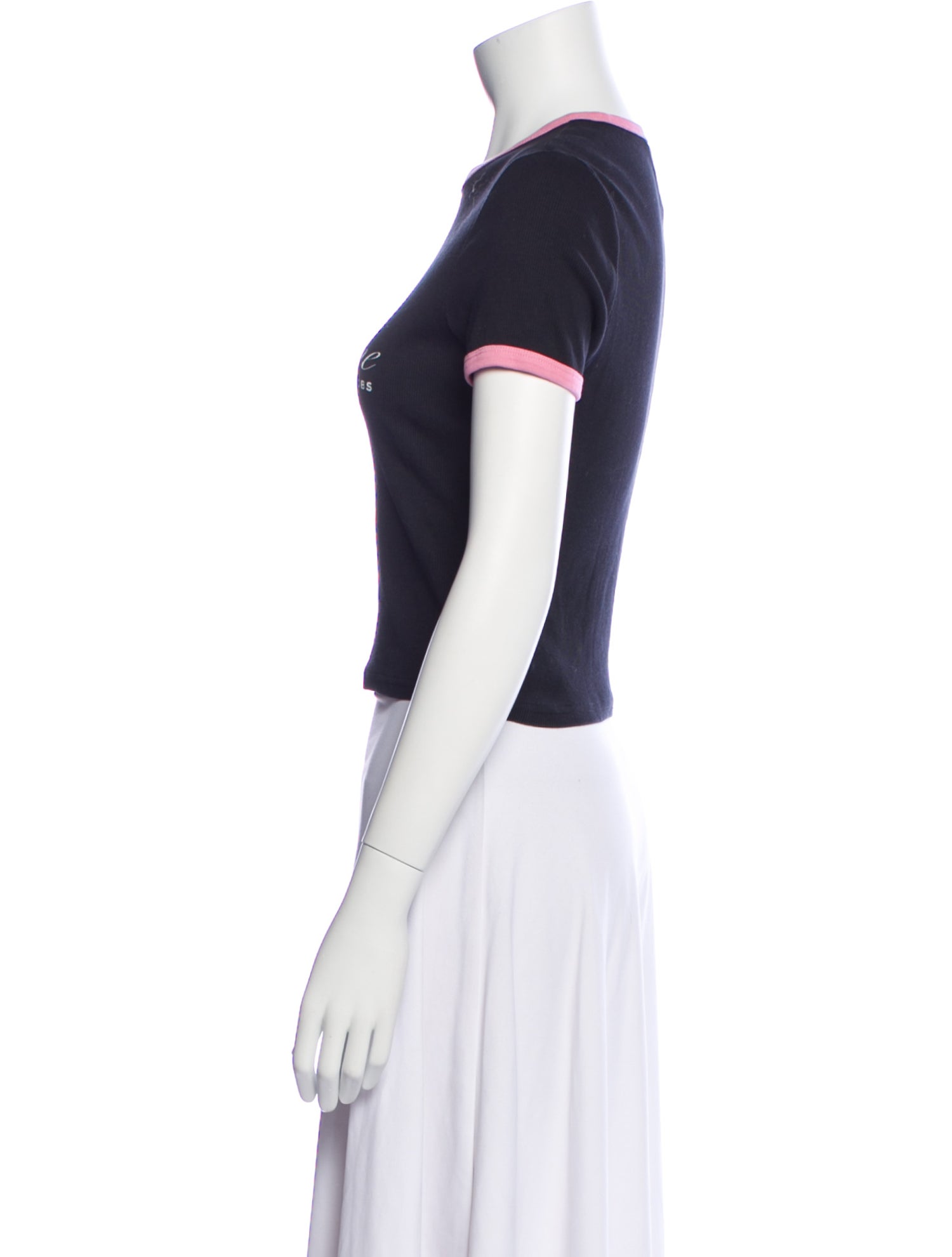 Blumarine by Marc Jacobs Graphic Print Crew Neck T-Shirt