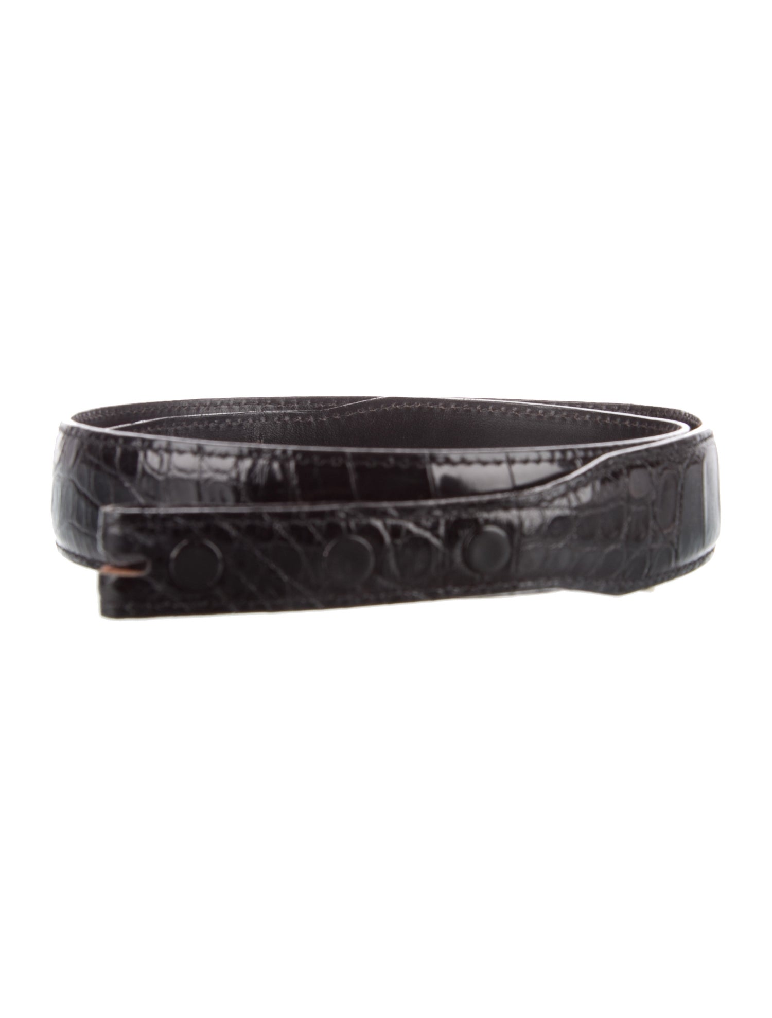Billy Martin's Skinny Alligator Waist Belt