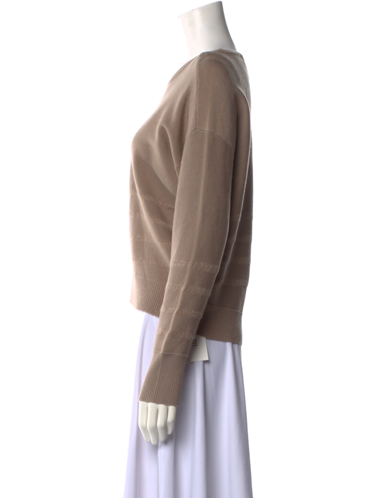 Blanc Noir Scoop Neck Sweater