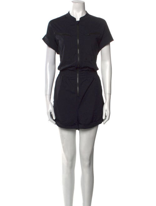 Blanc Noir Crew Neck Romper