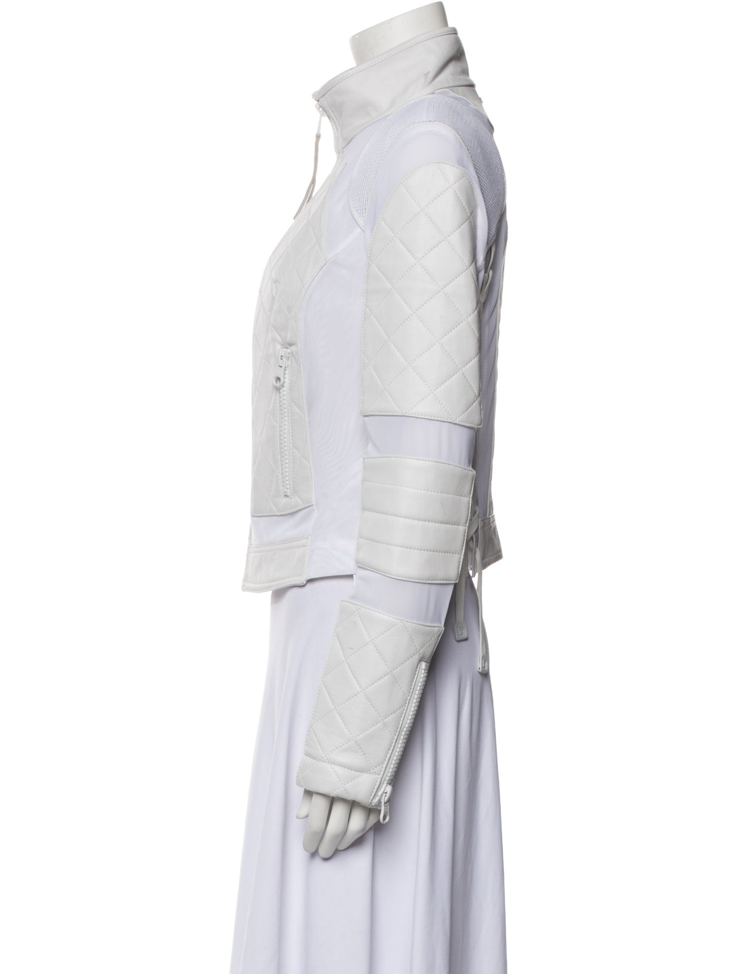 Blanc Noir Leather Biker Jacket