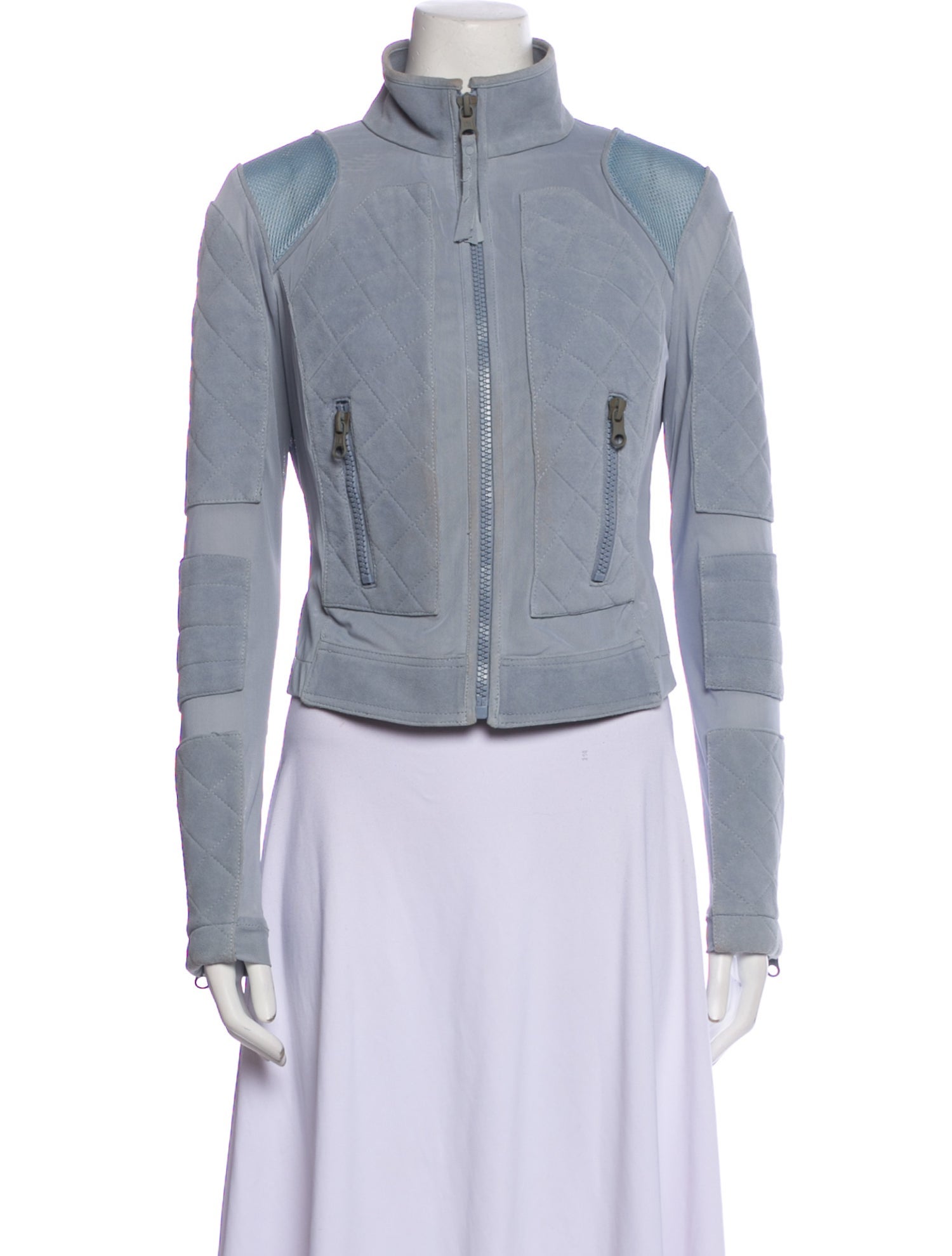 Blanc Noir Leather Biker Jacket