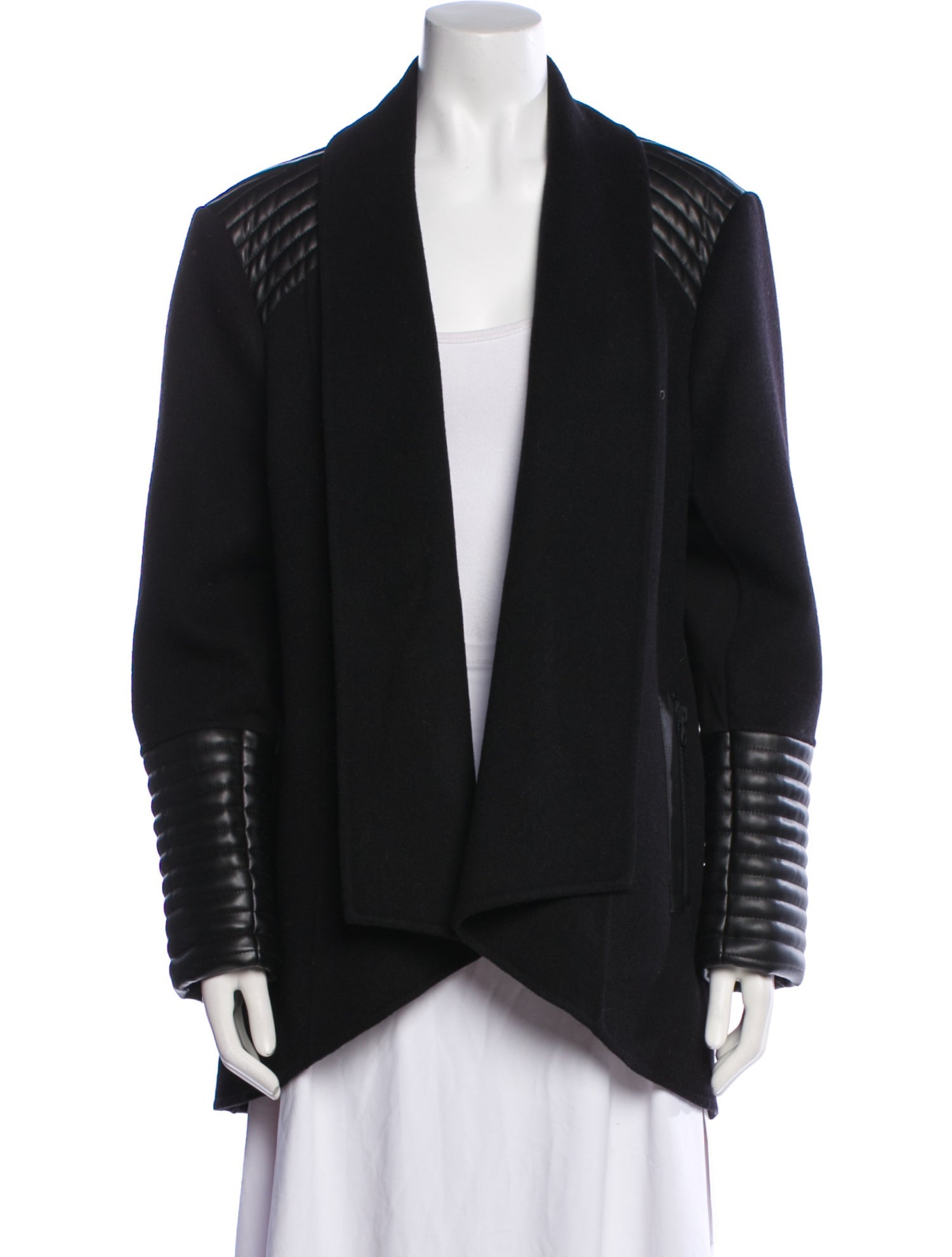Blanc Noir Wool Coat