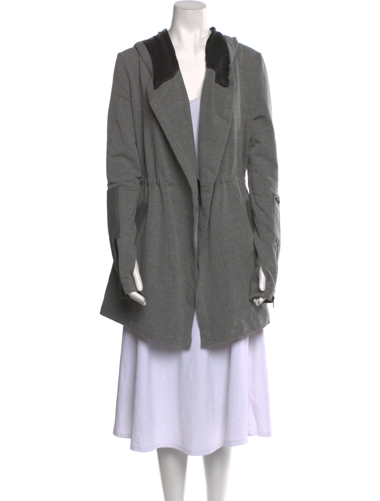 Blanc Noir Open Front Sweater