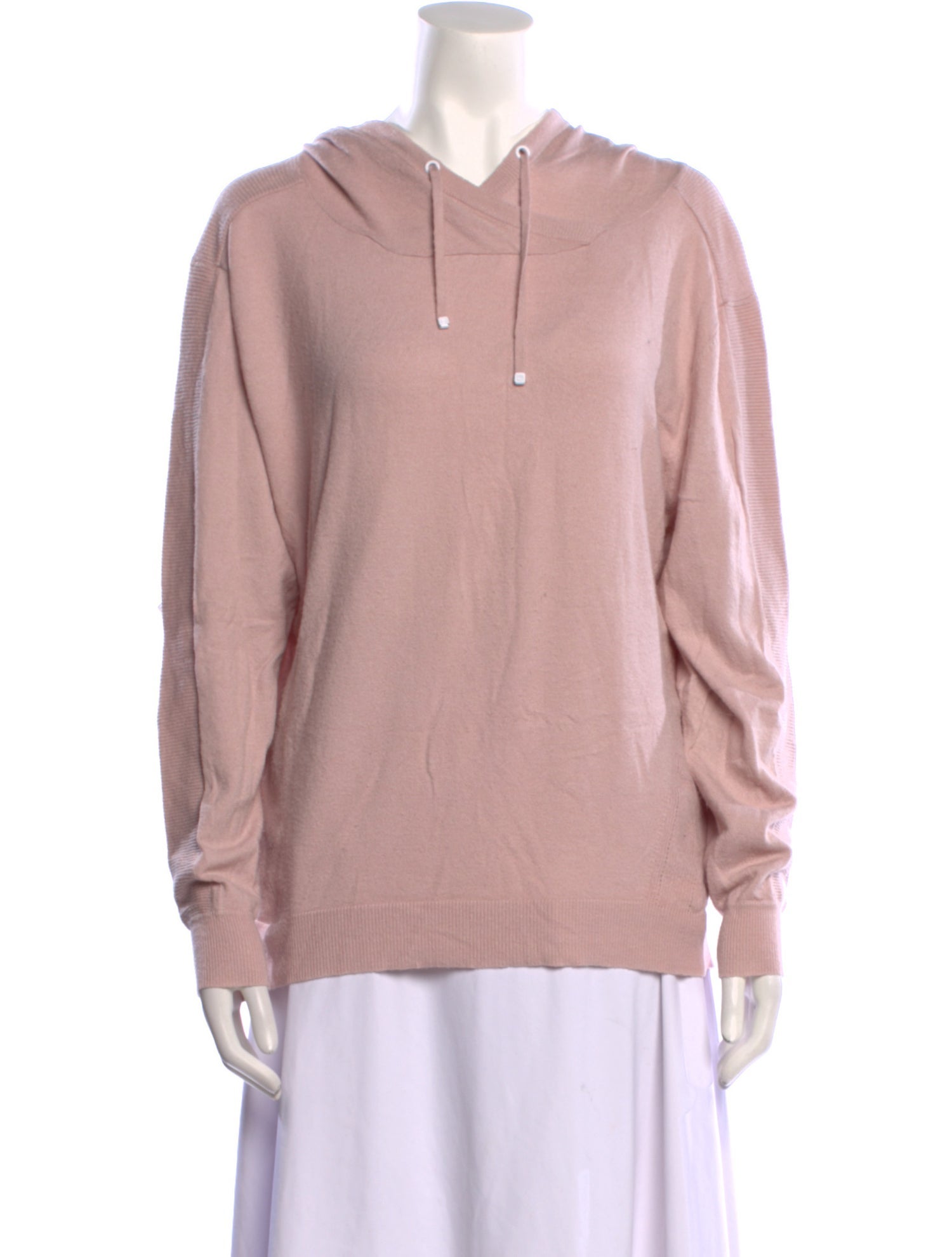 Blanc Noir Nylon V-Neck Sweater