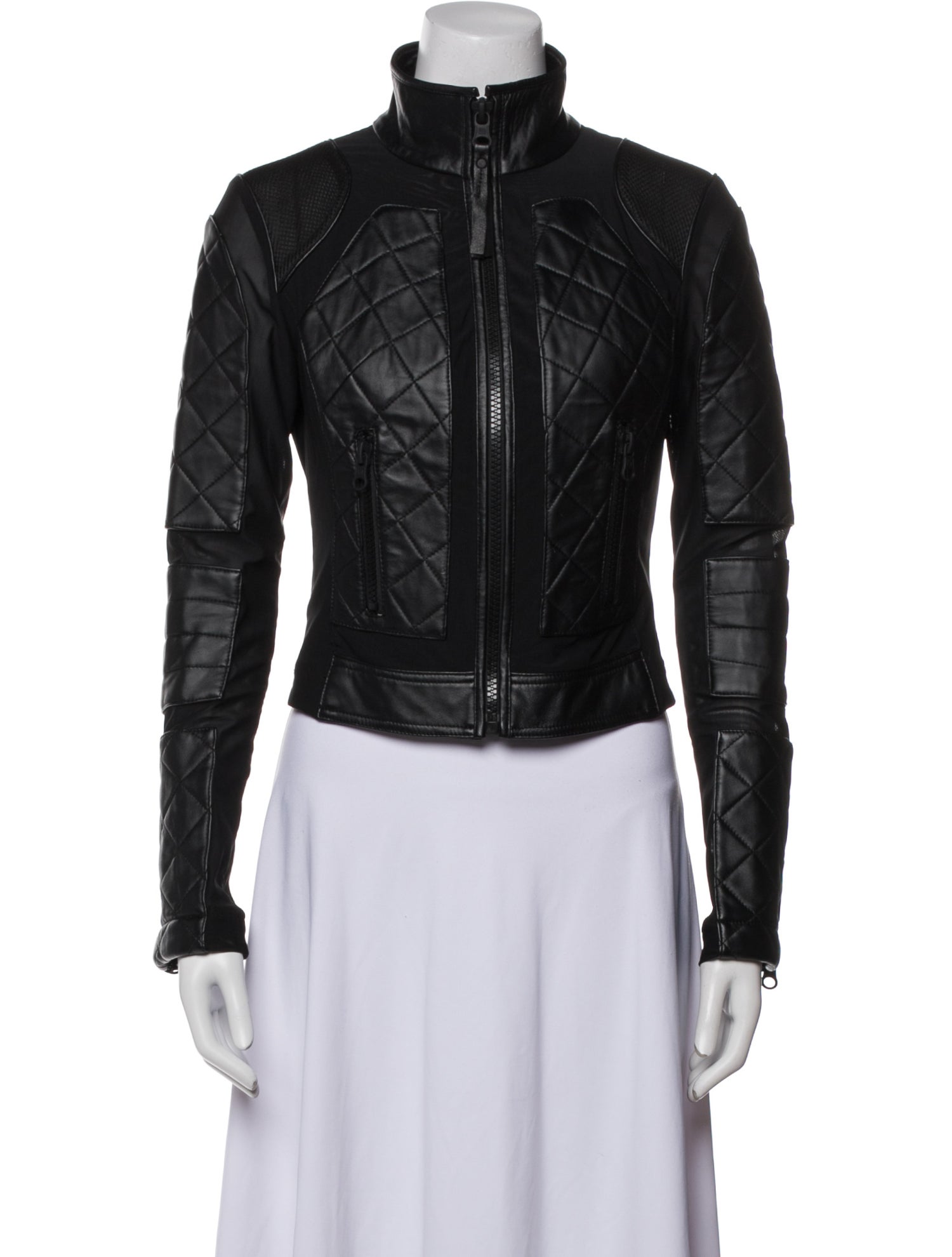 Blanc Noir Leather Biker Jacket
