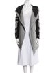 Blanc Noir Printed Coat