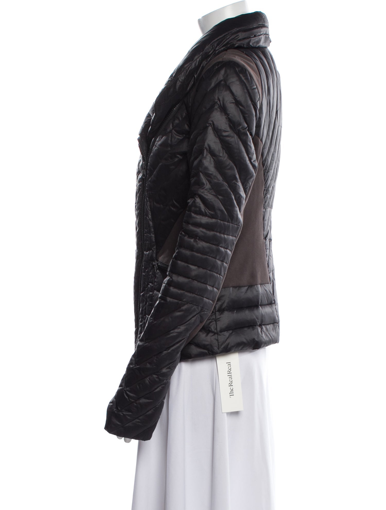 Blanc Noir Nylon Down Coat