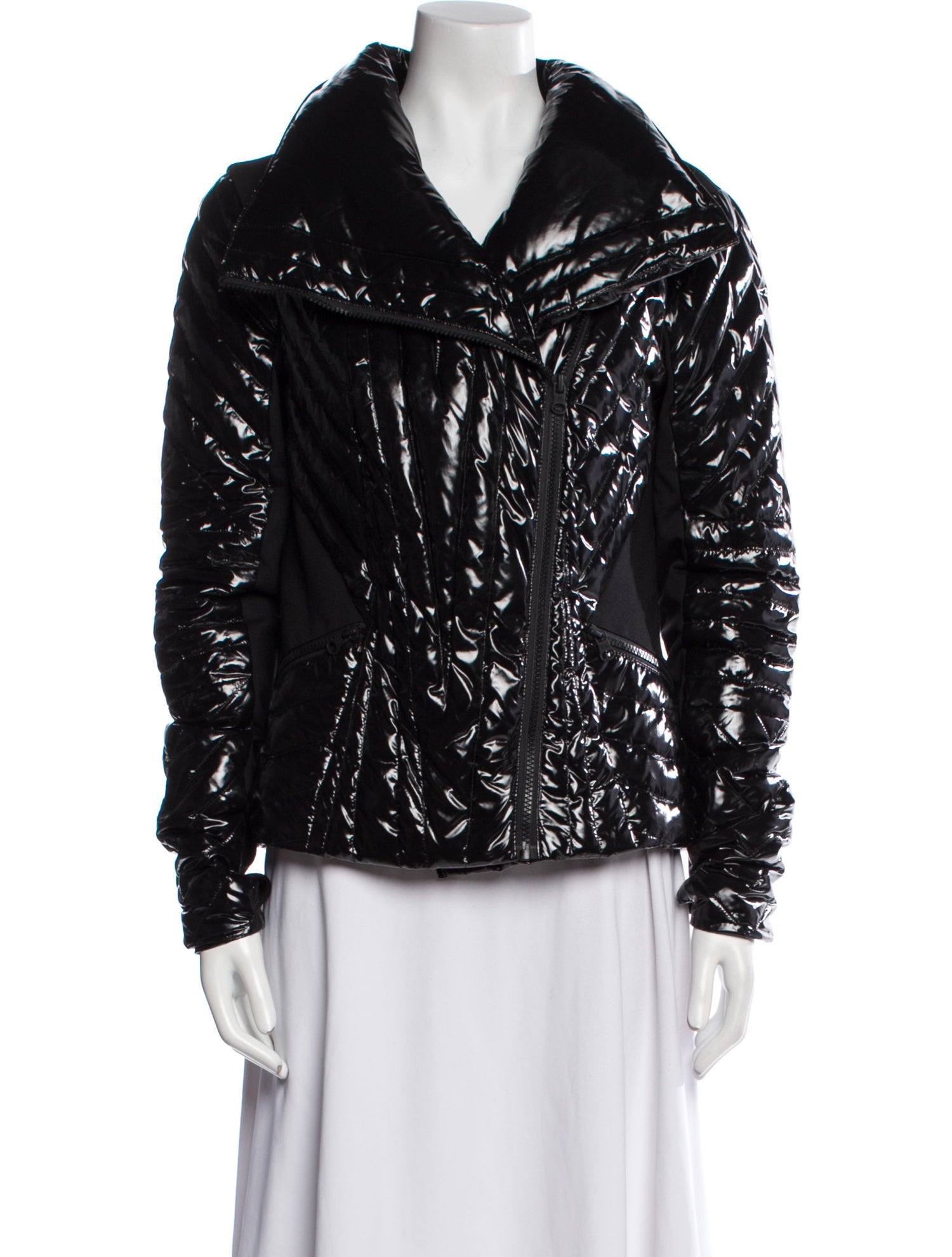 Blanc Noir Nylon Down Jacket