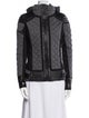 Blanc Noir Colorblock Pattern Down Jacket