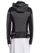 Blanc Noir Colorblock Pattern Down Jacket